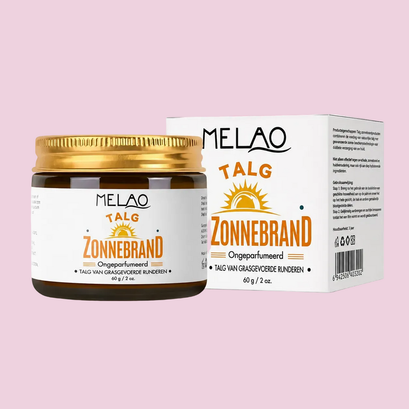 Melao Voedende Talg Zonnebrandbalsem | Natuurlijke Bescherming tegen de Zon
